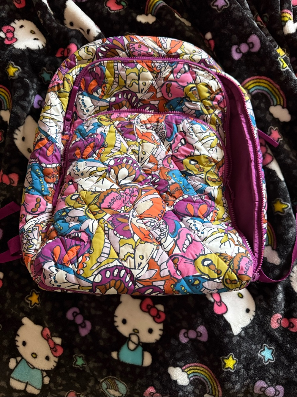 Vera Bradley Westover Hybrid Backpack Flutter in Featherweight